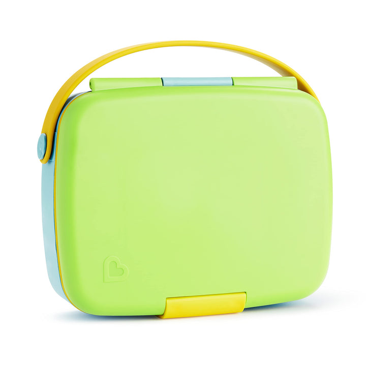 Munchkin® Lunch™ Bento Box for Kids, Includes Utensils, Green Solid