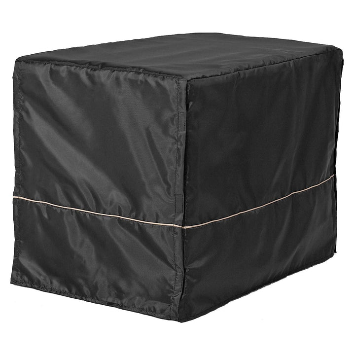 MidWest Homes for Pets Dog Crate Cover, Privacy Dog Crate Cover Fits MidWest Dog Crates, Machine Wash & Dry(Black) Black 24-Inch