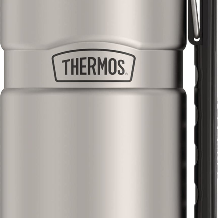 THERMOS Stainless King Vacuum-Insulated Beverage Bottle, 40 Ounce, Matte Steel Solid