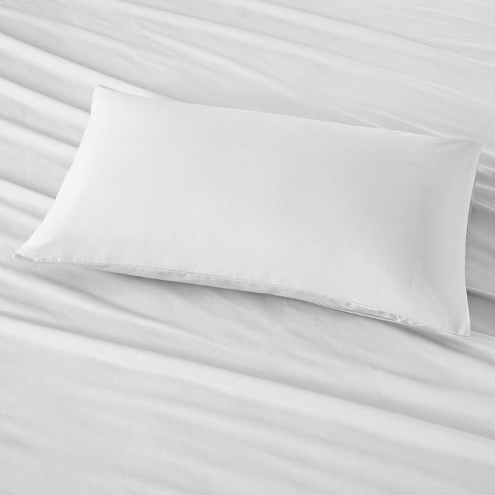 Comfort Spaces 100% Cotton Sheet Set Breathable, Lightweight, Soft with 14" Elastic Pocket Fits up to 16" Mattress, All Season Cozy Bedding, Matching Pillow Case, Queen Good Vibes 4 Piece