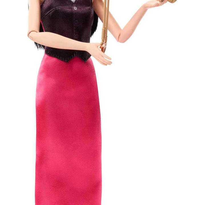 Barbie Careers Fashion Doll & Accessories, Violinist Musician Wearing Removable Performance Outfit with Violin & Bow