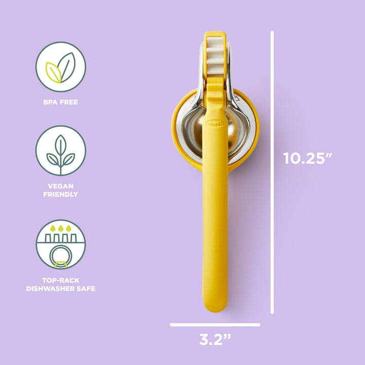 Chef'n FreshForce Citrus Juicer, 10.25 long, Yellow