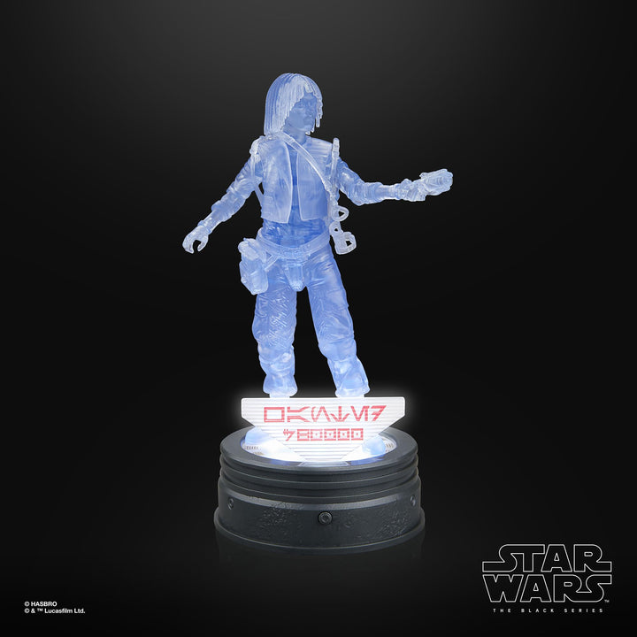 STAR WARS The Black Series Holocomm Collection OSHA Aniseya, Collectible 6 Inch Action Figure with Light-Up Holopuck