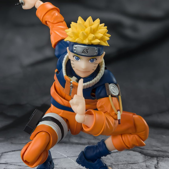 TAMASHII NATIONS - Naruto - Naruto Uzumaki -The No.1 Most Unpredictable Ninja-, Bandai Spirits S.H.Figuarts Action Figure Naruto Uzumaki -the No.1 Most Unpredictable Ninja-