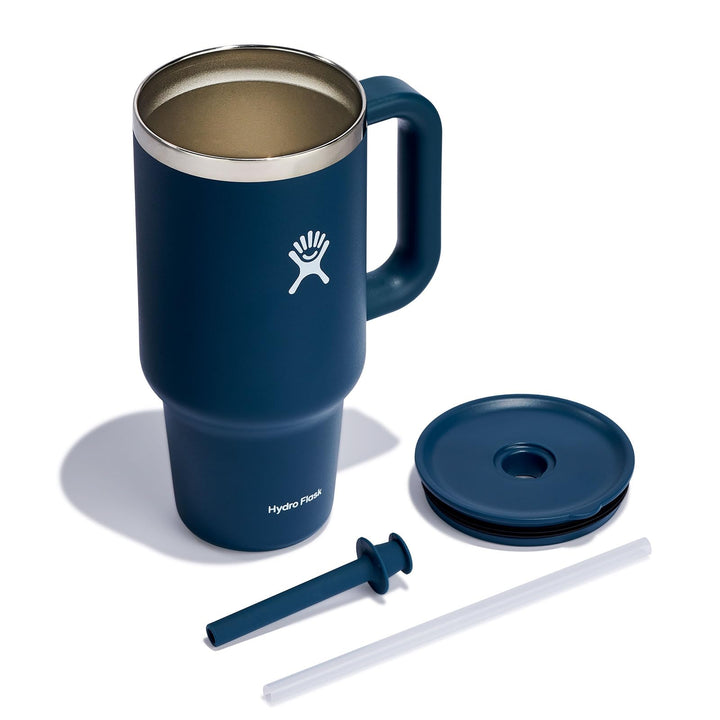 Hydro Flask All Around Travel Tumbler with Handle 32 Oz Indigo