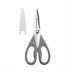 KitchenAid All Purpose Kitchen Shears with Protective Sheath for Everyday use, Dishwasher Safe Stainless Steel Scissors with Comfort Grip, 8.72-Inch, Gray 8.72 Inch