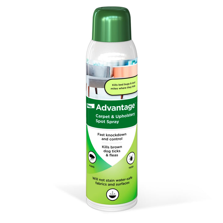 Advantage Carpet & Upholstery Spot Spray | Kills Fleas & Ticks & Bedbugs | 16 oz. Carpet & Upholstery Spray Only