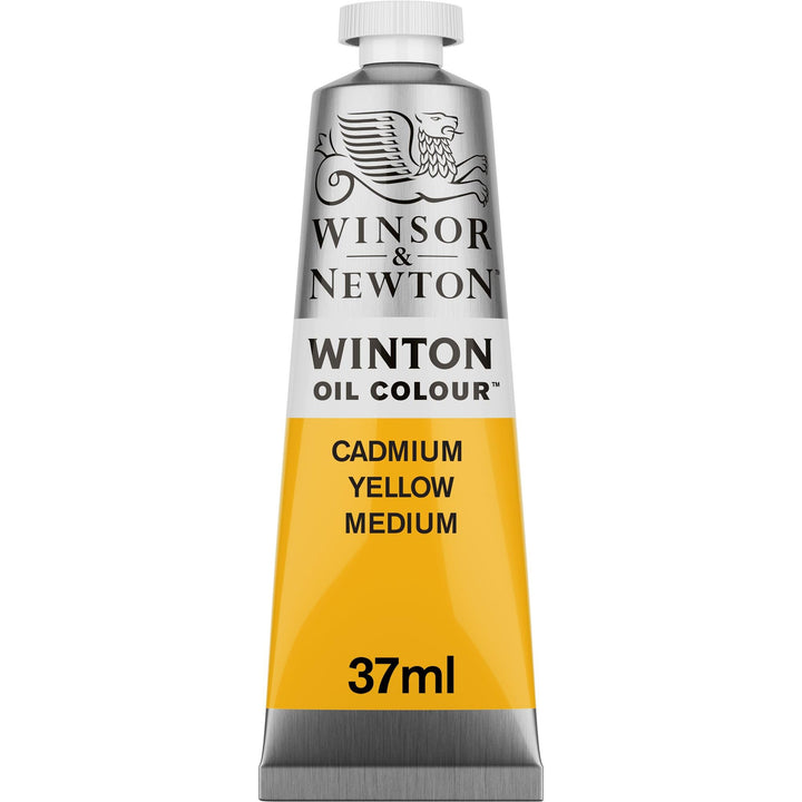 Winsor & Newton Winton Oil Color, 37ml (1.25-oz) Tube, Cadmium Yellow Medium 1.25-oz Tube