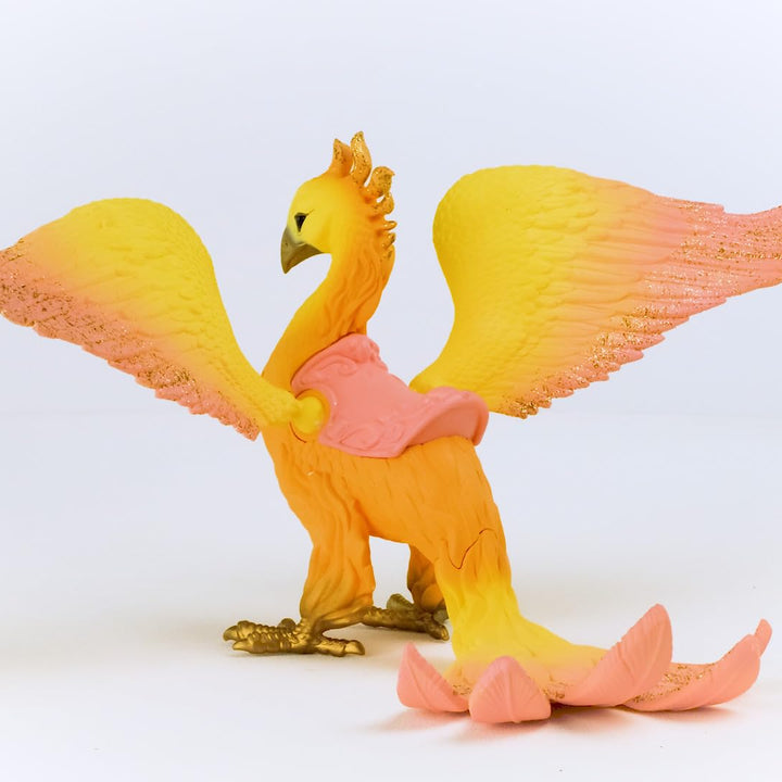 Schleich Bayala Phoenix Mythical Fantasy Action Figure - Kids Imagination Realistic Dragon Creature with Movable Wings for Girls and Boys with Eye and Head Art Details, Gift for Kids Age 4+