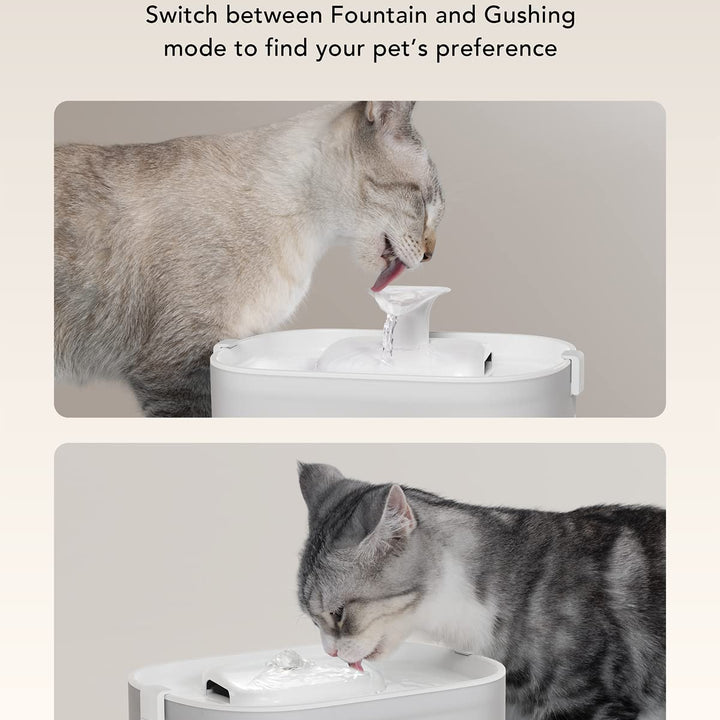 4 Packs Replacement Filters for Dockstream Cat Water Fountain PLWF105/PLWF115/PLWF005, 2 Months Set of Replacement Filters for Ultra Quiet Pet Water Fountain 4 Filters White