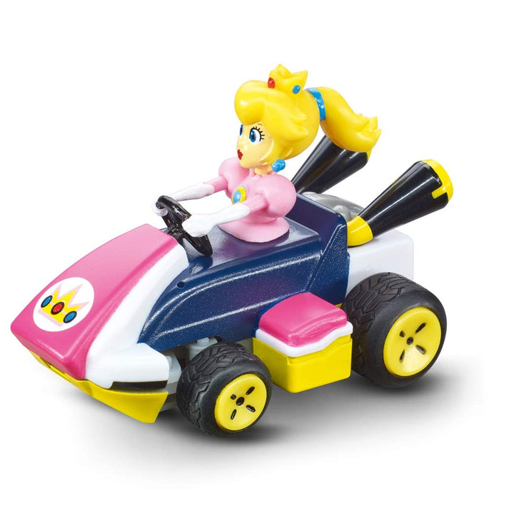 Carrera RC Nintendo Mario Kart 2.4 GHz Mini Collectible Radio Remote Control Toy Car Vehicle - Peach