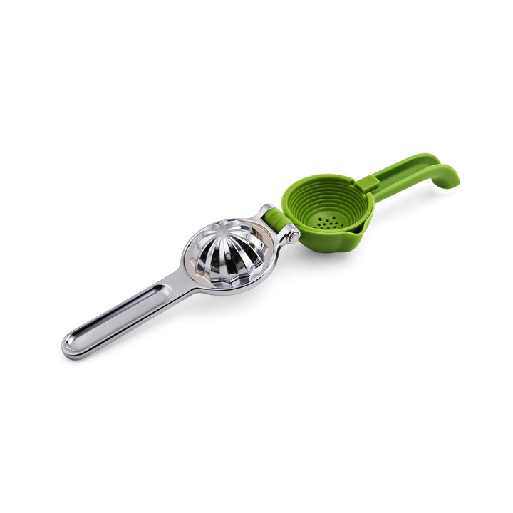 KitchenAid Citrus Juice Press Squeezer for Lemons and Limes with Seed Catcher and Pour Spout, Green, 8 inches