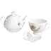 Lenox 6083927 Butterfly Meadow Teapot with Lid, White