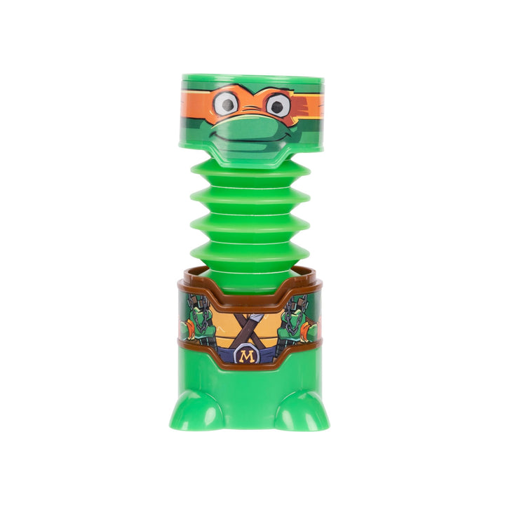 TMNT Figures 4-Pack Officially Licensed Bendable Fun Iconic Characters, Great Sensory Fidget Play Pop Out Tubes