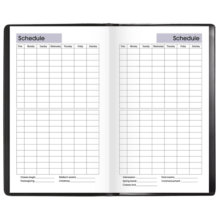 AT-A-GLANCE Planner 2024-2025 Academic, Weekly Pocket Planner, 3-1/2" x 6", Flexible Cover, DayMinder, Black (AY4800) Pocket Size 2024-2025 New Edition