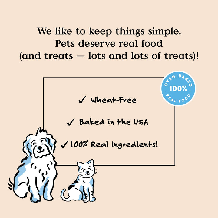 Bocce's Bakery - Limited Edition Wheat-Free Dog Treats, Burgers & Fries Biscuits, 5 oz Burgers and Fries 5 Ounce (Pack of 1)