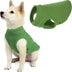 Gooby Stretch Fleece Vest Dog Sweater - Grass Green, Medium - Warm Pullover Fleece Dog Jacket - Winter Dog Clothes for Small Dogs Boy - Dog Sweaters for Small Dogs to Dog Sweaters for Large Dogs Medium Length (11.5")