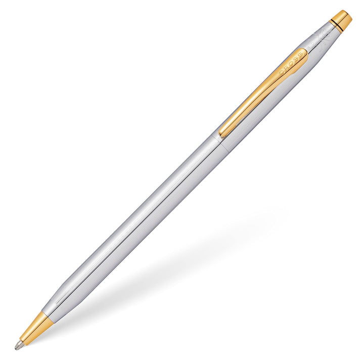 Cross Classic Century Refillable Ballpoint Pen, Medium Ballpen, Includes Luxury Gift Box - Medalist Chrome Chrome -Medalist