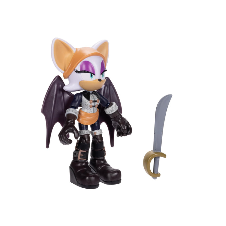 Sonic Prime 5-inch Baton Rouge - No Place Action Figure 15 Points of Articulations. Ages 3+ (Officially Licensed by Sega and Netflix)