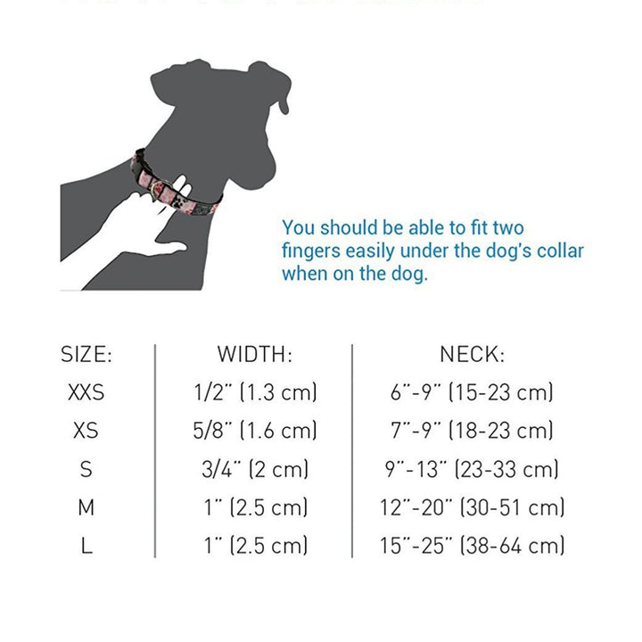 RC Pets 5/8 Inch Adjustable Dog Clip Collar, X-Small, Bear Camp X-Small - 0.6" Width