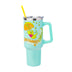 Silver Buffalo Disney Winnie the Pooh “Dreamy Days” Retro Art Stainless Steel Tumbler with Handle and Straw, Fits in Standard Cup Holder, 40 Ounces Pooh Dreamy Days