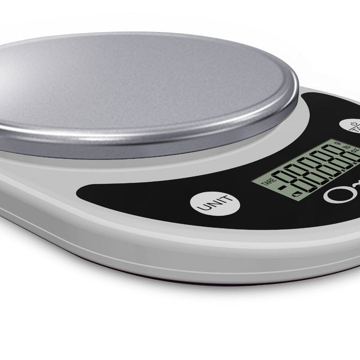 Ozeri Pronto Digital Multifunction Kitchen and Food Scale, Black on White