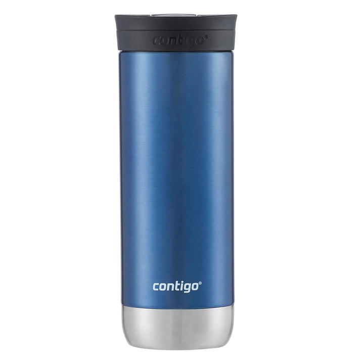 Contigo Huron Vacuum-Insulated Stainless Steel Travel Mug with Leak-Proof Lid, Keeps Drinks Hot or Cold for Hours, Fits Most Cup Holders and Brewers, 20oz 2-Pack, Blue Corn & Acid Wash 20oz 2 Pack