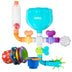 Nuby Splish Splash Cups and Wacky Waterworks Pipes Bath Toys Wacky Waterworks Pipes + Splish Splash Cups Bundle