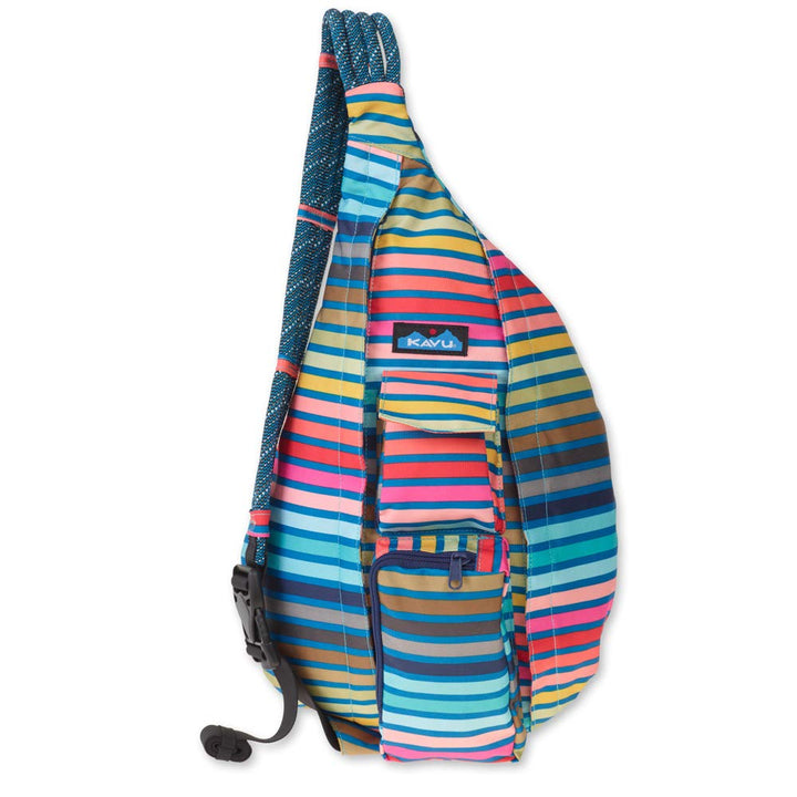 KAVU Original Rope Sling Bag Polyester Crossbody Backpack - Carbon Tribal One Size