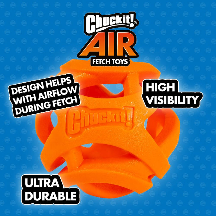 Chuckit Air Fetch Wheel Doy Toy, Orange