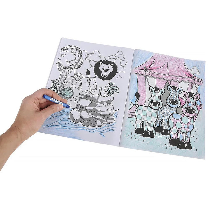 9x11" 12pg Zoo Animal Coloring Book