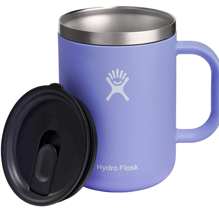 Hydro Flask Stainless Steel Reusable Mug - Vacuum Insulated, BPA-Free, Non-Toxic 24 Oz Lupine