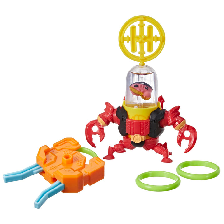 Hasbro Hydro Pods Crab Aqua Armor, Mech Suit Battle Set, Water Activated Surprise Pirate Toys for 6 Year Old Boys & Girls