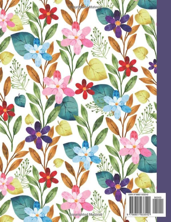 2023-2024 Monthly Planner: Large 8.5”x11” 2 Year Monthly Planner/Calendar Jan.2023 to Dec.2024, With Monthly To Do List and Note Pages, Floral Cover.