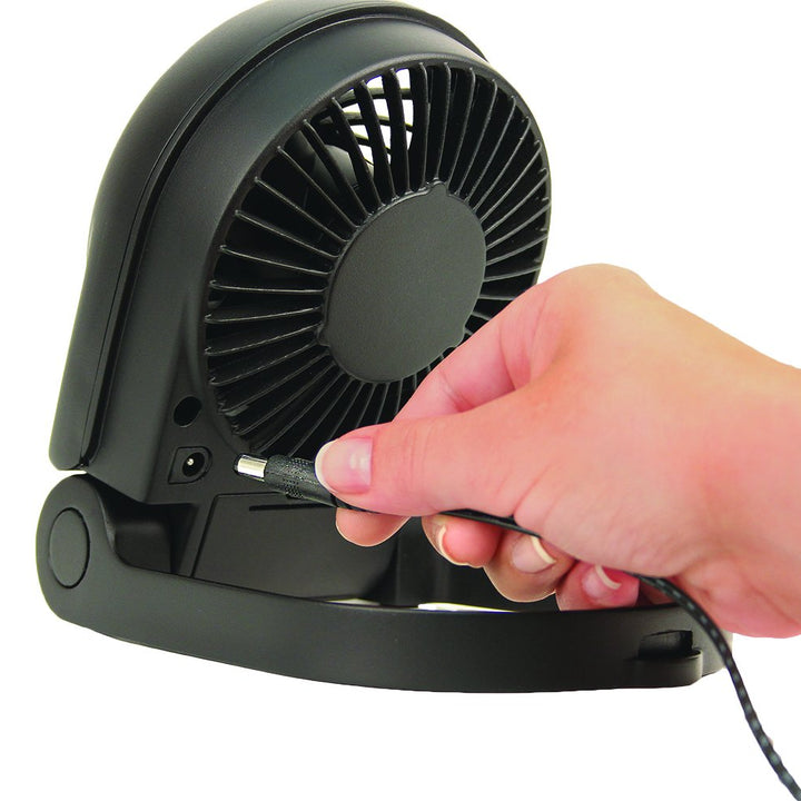 Honeywell HTF090B Turbo on the Go Personal Fan, Black – Small, Portable Fan