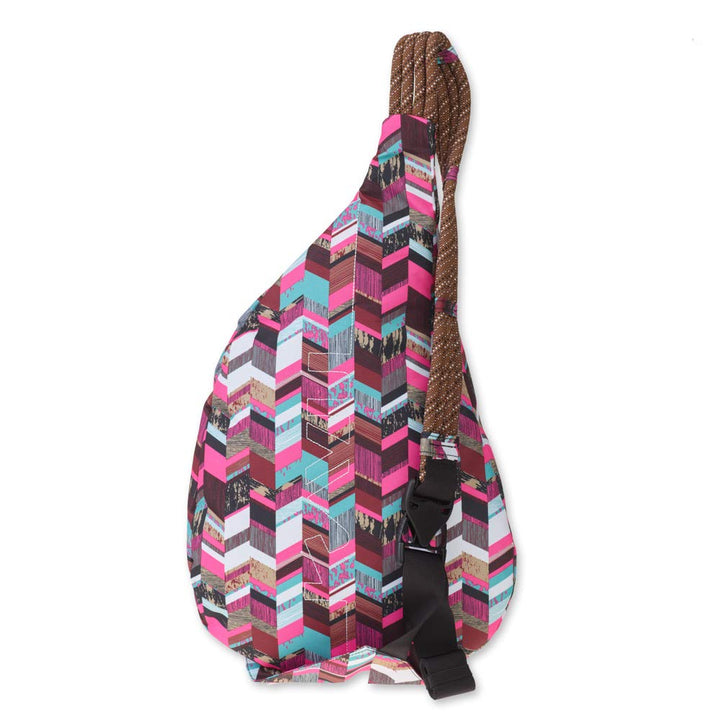 KAVU Original Rope Sling Bag Polyester Crossbody Backpack - Carbon Tribal One Size