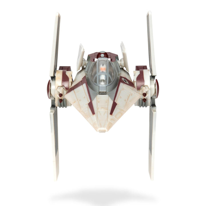 STAR WARS Micro Galaxy Squadron V-Wing Starfighter - 3-Inch Light Armor Class Vehicle with Two 1-Inch Micro Figure Accessories