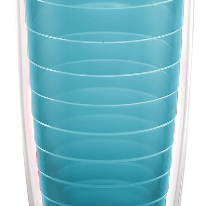 Tervis Clear & Colorful Tabletop Made in USA Double Walled Insulated Tumbler Travel Cup Keeps Drinks Cold & Hot, 16oz, Blue Moon