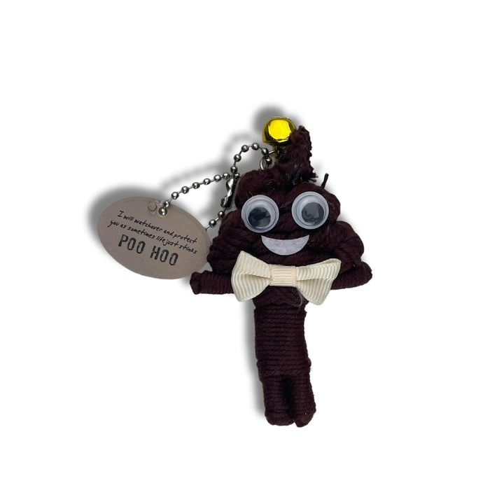 Watchover Voodoo 3-Inch Poo Hoo Keychain - Handcrafted Gift to Bring Good Luck and Positivity Everywhere You Go