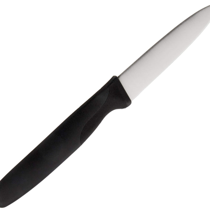 Mercer Culinary M23900P Millennia Black Handle, 3-Inch Slim, Paring Knife