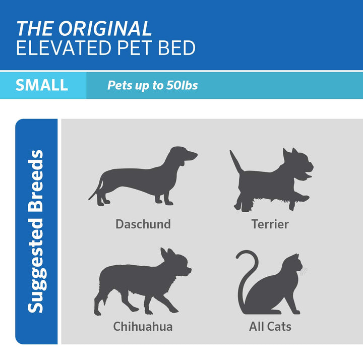 Coolaroo Replacement Cover, The Original Elevated Pet Bed by Coolaroo, Small, Nutmeg