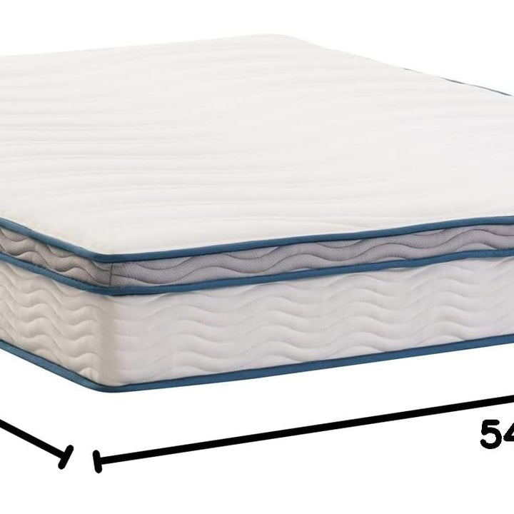 ZINUS 8 Inch Spring Sensation Hybrid Mattress [New Version], Full, Fiberglass Free, Medium Firmness, Durable Support, Certified Safe Foams & Fabric, Mattress in A Box White 8" Youth Comfort Hybrid