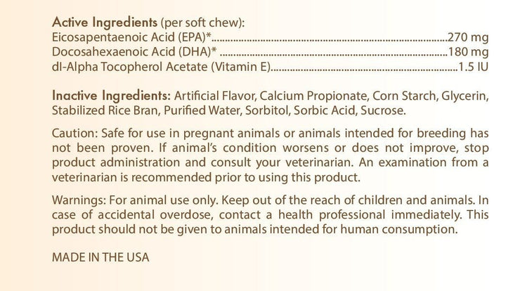 Healthy Breeds Portuguese Podengo Pequeno Omega HP Fatty Acid Skin and Coat Support Soft Chews 60 Count