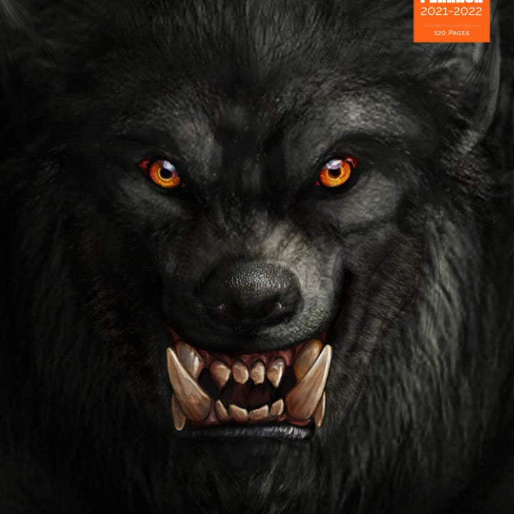 Werewolf Calendar Planner 2021-2022 - Monthly Calendar & Organizer with US Holidays (Edition: Lycan 1): Gift for Mythology and Folklore Lover, ... | 120 Pages (Werewolf Journals & Notebooks)