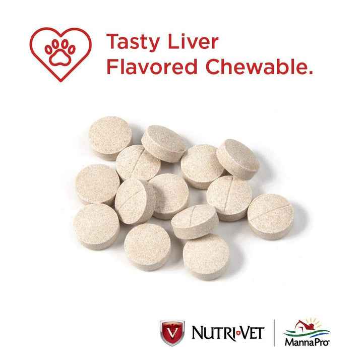 Nutri-Vet Hip & Joint Chewable Dog Supplements | Formulated with Glucosamine & Chondroitin for Dogs | 180 Count