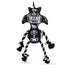 Looney Tunes for Pets Sylvester The Cat Halloween Skeleton Rope Pull Dog Toy | Sylvester The Cat Squeaky Dog Toy | Plush Fabric Dog Chew Toy Rope Toy for Dogs, 9 Inch (FF16974) Sylvester Skeleton