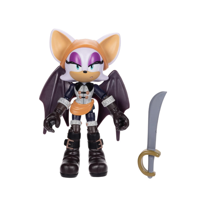 Sonic Prime 5-inch Baton Rouge - No Place Action Figure 15 Points of Articulations. Ages 3+ (Officially Licensed by Sega and Netflix)