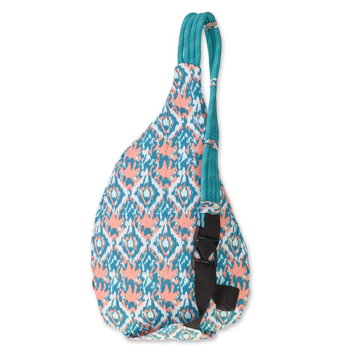 KAVU Original Rope Bag Sling Pack with Adjustable Rope Shoulder Strap Beach Doodle