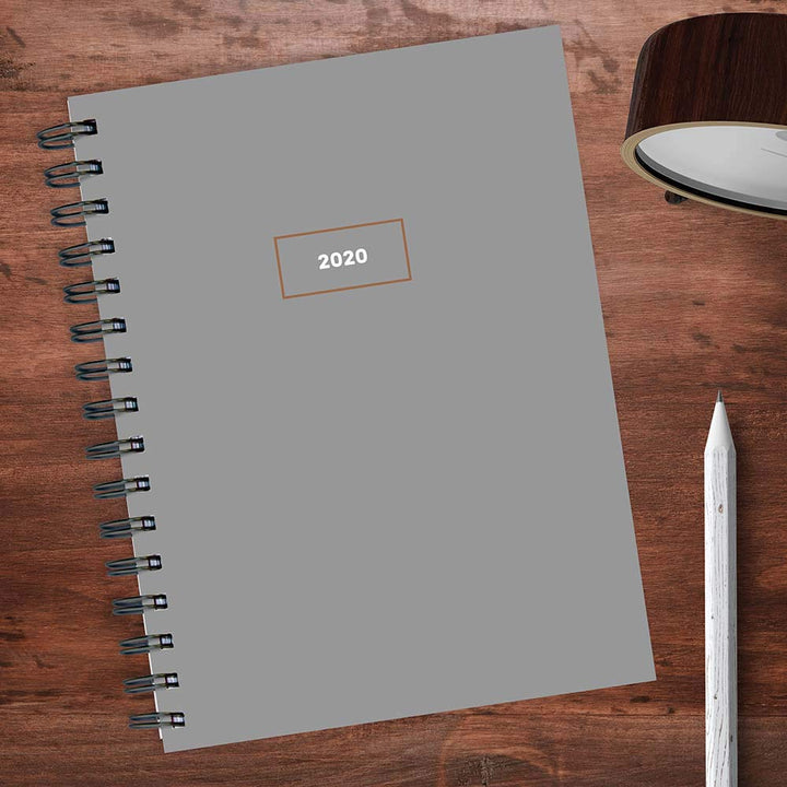 2020 Classic Grey Medium Weekly Monthly Planner