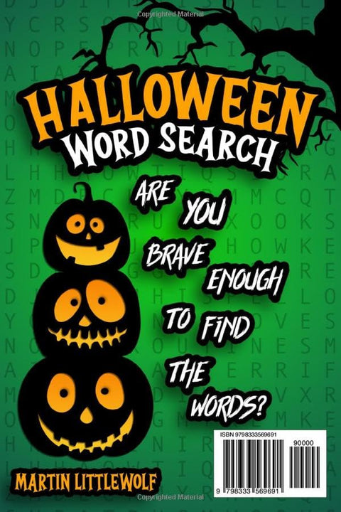 Halloween Word Search Book Large Print: 2000 Words - 84 Themed Puzzles - Spooky Word Finds for Adults, Seniors, & Teens (Words of Wonder!)